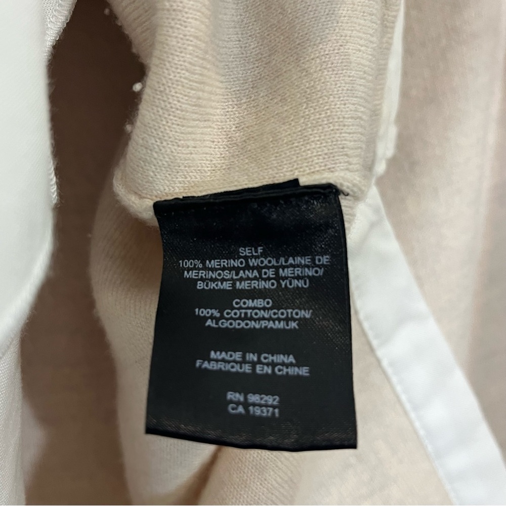 Tibi Wool Layered Look Twofer Sweater - Picture 8 of 11
